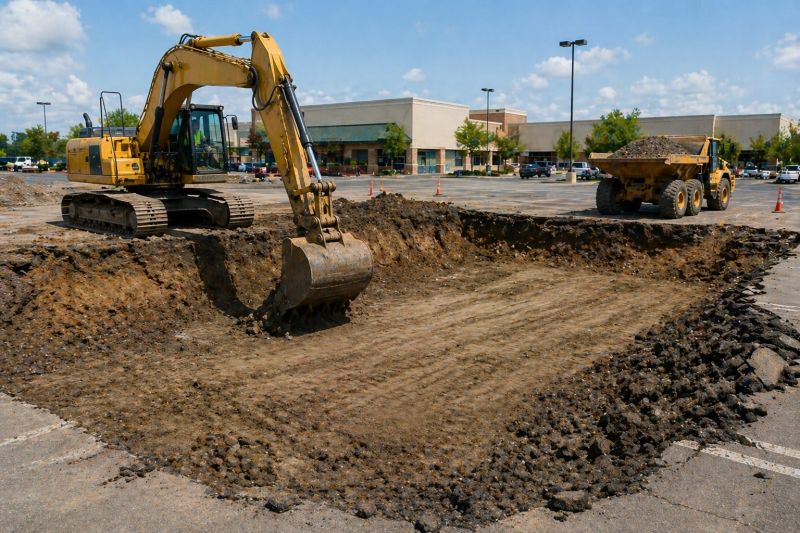 Parking Lot Gravel Repair in Layton, UT