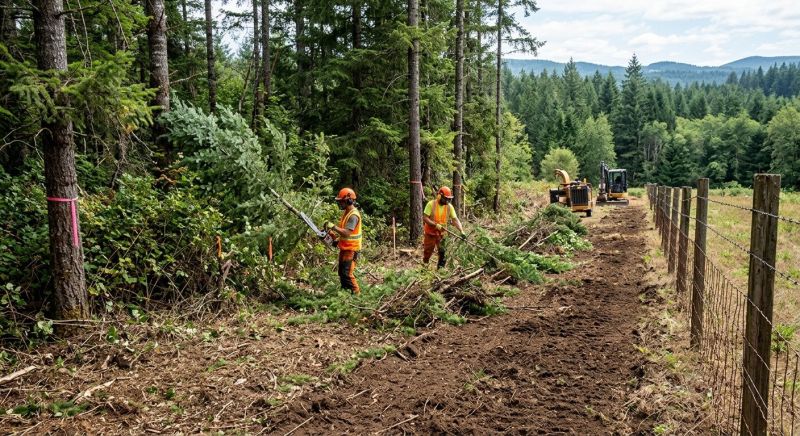 Slope Clearing in Marietta, GA